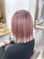 リッカ(RICCA)&nbsp;【ハイライトカラー】ピンクベージュ×タッセルボブ/恵比寿