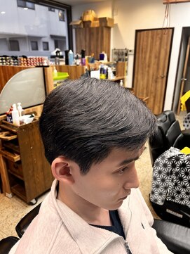 HAIRFREEDOM BARBER TAKAMIZO【ヘアフリーダムバーバータカミゾ】 ミディアムスタイル