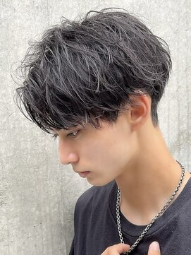 フィフス 栄(fifth) ツイストスパイラルパーマメンズマッシュ波巻きスパイラルパーマ