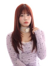 シロフ シブヤ(shirof shibuya)&nbsp;20代30代 ワンホンレイヤー×チェリーカラー/髪質改善