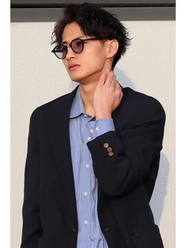 ユイマァルスロウ 岡山(YUIMARLSLOW) 岡山メンズサロン20代30代40代波巻きツイストスパイラルパーマ