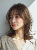 ミディアムレイヤー×白髪ぼかしカラー30代40代50代60代