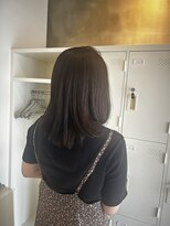 エッジ(EDGE) 髪質改善カラー×艶ミディアム