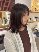ザトエル 栄(THE TOEL)&nbsp;ボルドーレッドブラウンレイヤーミディアム大人カジュアル