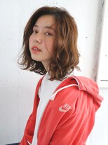 オーサム(AWESOME)&nbsp;《AWESOME》オレンジベージュ×柔らかニュアンスロブ♪