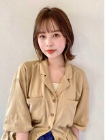 レイラバイアフロート 吉祥寺(Lila by afloat)&nbsp;シースルーバング×くびれボブ【アフロート吉祥寺 緒方】