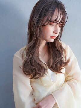 カンナ(Canna) 韓国/くびれ/Aラインロング/前髪/マロンベージュ/髪質改善/20代