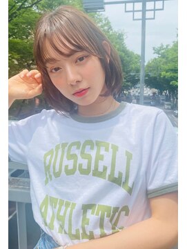 エース (ACE) ACE横浜 大人可愛いボブ×ブラウンアッシュ