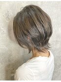 小顔ショート マッシュショート 丸みショート ミニボブ