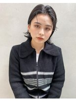 キピ(KIPI) 【早瀬忍　梅田中津】ダークカラー外ハネ大人ボブ