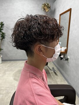 リット×ベリエ(Lit.×belier) ツーブロック/メンズマッシュ/波巻きスパイラルパーマ