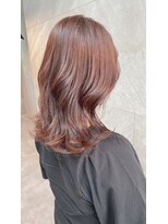 ドゥマン(Demain)&nbsp;小顔似合わせカット/透明感/ピンクベージュ/レイヤーくびれヘア