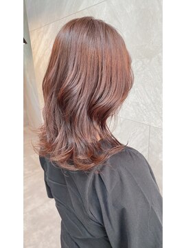 ドゥマン(Demain) 小顔似合わせカット/透明感/ピンクベージュ/レイヤーくびれヘア