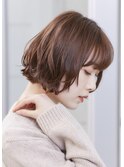 シアーグレージュ/サイドバング/こなれヘア/ふんわりカール☆