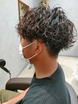 リット×ベリエ(Lit.×belier) 波巻きスパイラルツイストスパイラルパーママッシュメンズヘア