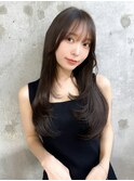 韓国風前髪×シルキーベージュ【髪質改善/新宿/マッシュパーマ】