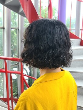 榮(Salon de 榮) ボブカット×パーマ