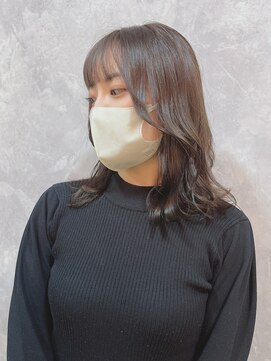 シオ ヘアー デザイン(Sio. hair design) 韓国風な顔まわりがかわいいミディアム