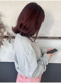 ボブ×ラズベリーピンク