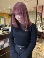 ロチカバイドールヘアー 心斎橋(Rotika by Doll hair)&nbsp;pink color ◎