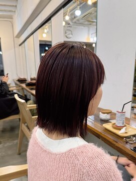 ファルベ(Farbe) 髪質改善/セミディ/シアーカラー/ダークアッシュ/魅力倍増カール