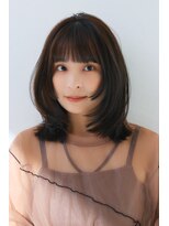 クロードモネ 川越店(Claude MONET) 顏周りレイヤーカット/ナチュラル/多毛