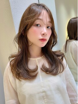 ロンド アンブル 四条烏丸(Lond ambre) 中川智帆/似合わせカット/メルティカラー/フェミニンロング/前髪