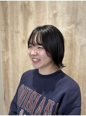 レイヤーボブ × インナーカラー