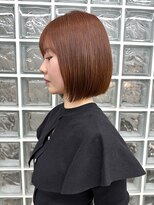 ロンドポレール 北千住(Lond polaire)&nbsp;イメチェン外ハネボブ美髪ワイドバングレイヤー縮毛矯正/