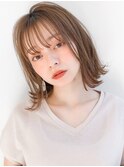 前髪 外ハネボブ ワイドバング イメチェン 美髪"