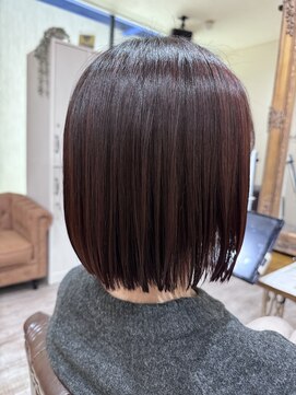 ラボヌールヘアーノーブル 新越谷店(La Bonheur hair noble) 極上髪質改善/ぷつっとボブ【美髪】【イメチェン】