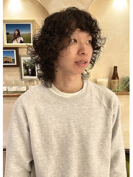 ビュートリアム265(BEAUTRIUM 265) メンズパーマ メンズヘア パーマ強め 銀座 メンズミディアム