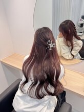 <<ワインレッド >>落ち着きと深みのある赤髪カラー [木更津/ブリーチ/ダブルカラー /髪質改善/メンズ] 