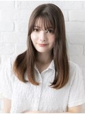 ミディアムヘア/デザインカラー/フェイスフレーミング/盛岡146