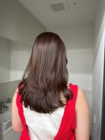 ムード(MOOD,)&nbsp;ダークアッシュ[ミディアムレイヤーカット/髪質改善/銀座]