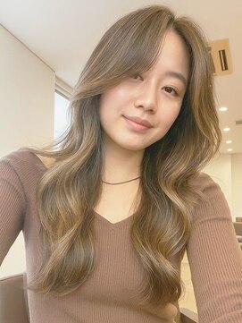 ノラキチジョウジ(NORA KICHIJOJI) 外国人風レイヤーカットハイライトカーテンバングハイレイヤー