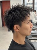 アップバングショート 短髪 刈り上げ 鹿児島