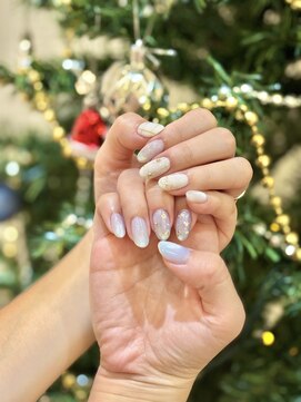 ヘアーアンドネイル キ アンティ(Hair&Nail Ki anty) ちぐはぐクリスマスネイル