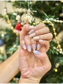 ちぐはぐクリスマスネイル