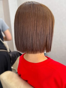 ソア 並木坂(Soa) 熊本/切りっぱなしボブ/透明感カラー/顔周りカット/Minori