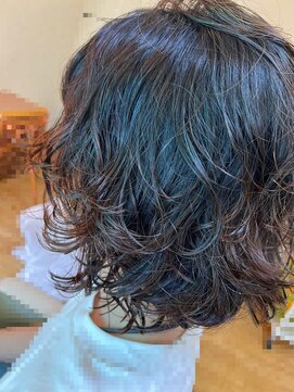 レイヤーボブパーマ