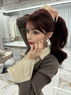 キティー サカエ(kiti SAKAE) ベージュ/レイヤーカット/ハッシュカット/栄