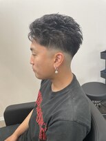 コーストバイマグ 塩尻店(COAST by Mag) ンズフェードカット爽やかパーマ短めツーブロック