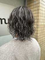リミュー バイ イフ(lmu by if)&nbsp;ホワイトハイライト/メンズヘア/メンズパーマ/メンズミディアム