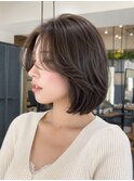 Cote 美髪/オリーブベージュ/ボブレイヤー/レイヤーボブ