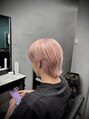 メンズサロンドットリアン(dot. lien)&nbsp;ホワイトピンクカラー【町田/町田駅/町田MEN'S/メンズブリーチ】