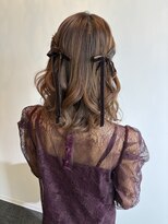 ヘアセット専門サロン by OKINAWA WATABE WEDDING 那覇店&nbsp;ハーフツイン