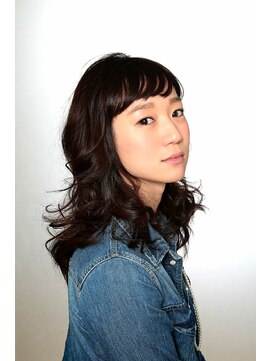 サロン ド グラース インターナショナル(Salon de GRACE international) 大人ミディウルフ ミニバング