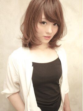 バース(BIRTH) 天神[ BIRTH ]  顔周りのレイヤーで小顔に☆無造作ロブスタイル