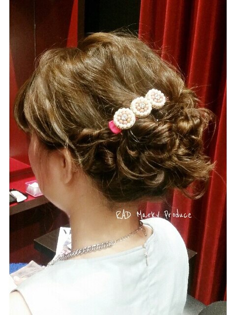 (担当ハギワラマキ指名出来ます)ヘアアレンジ ヘアセット